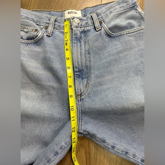 Agolde Pinch Waist High Rise Kick Jeans in Riptide Size 29 - Picture 13 of 14